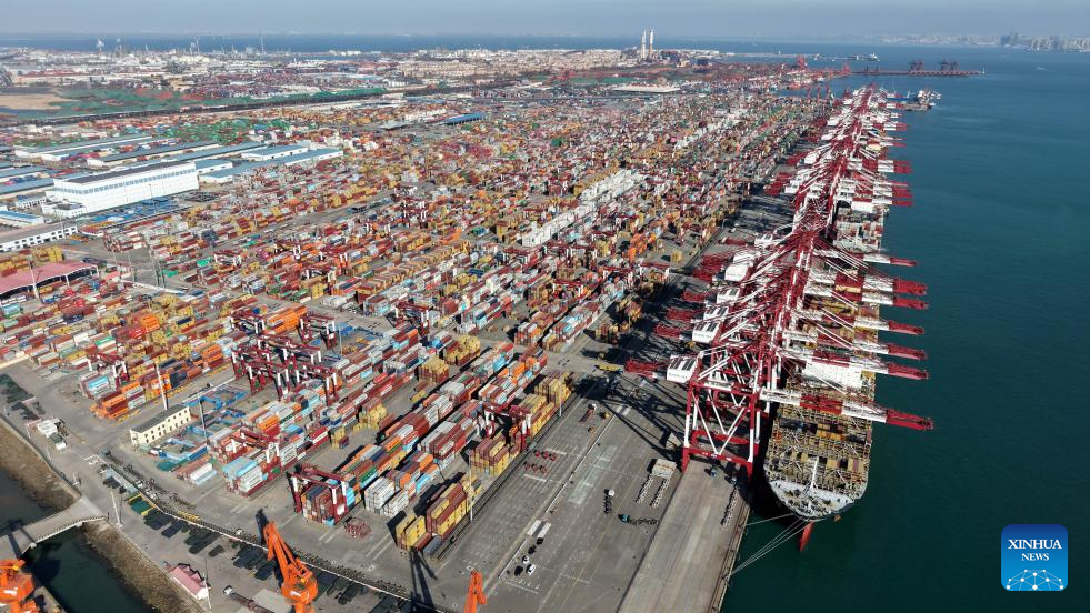 China's Qingdao Port surpasses 700 mln tonnes in cargo throughput in 2025